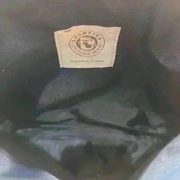 Red Make-up Linen Bag with Gold Zipper and Hardware 'Raise a Rukus' embroidery - Picture 4 of 4